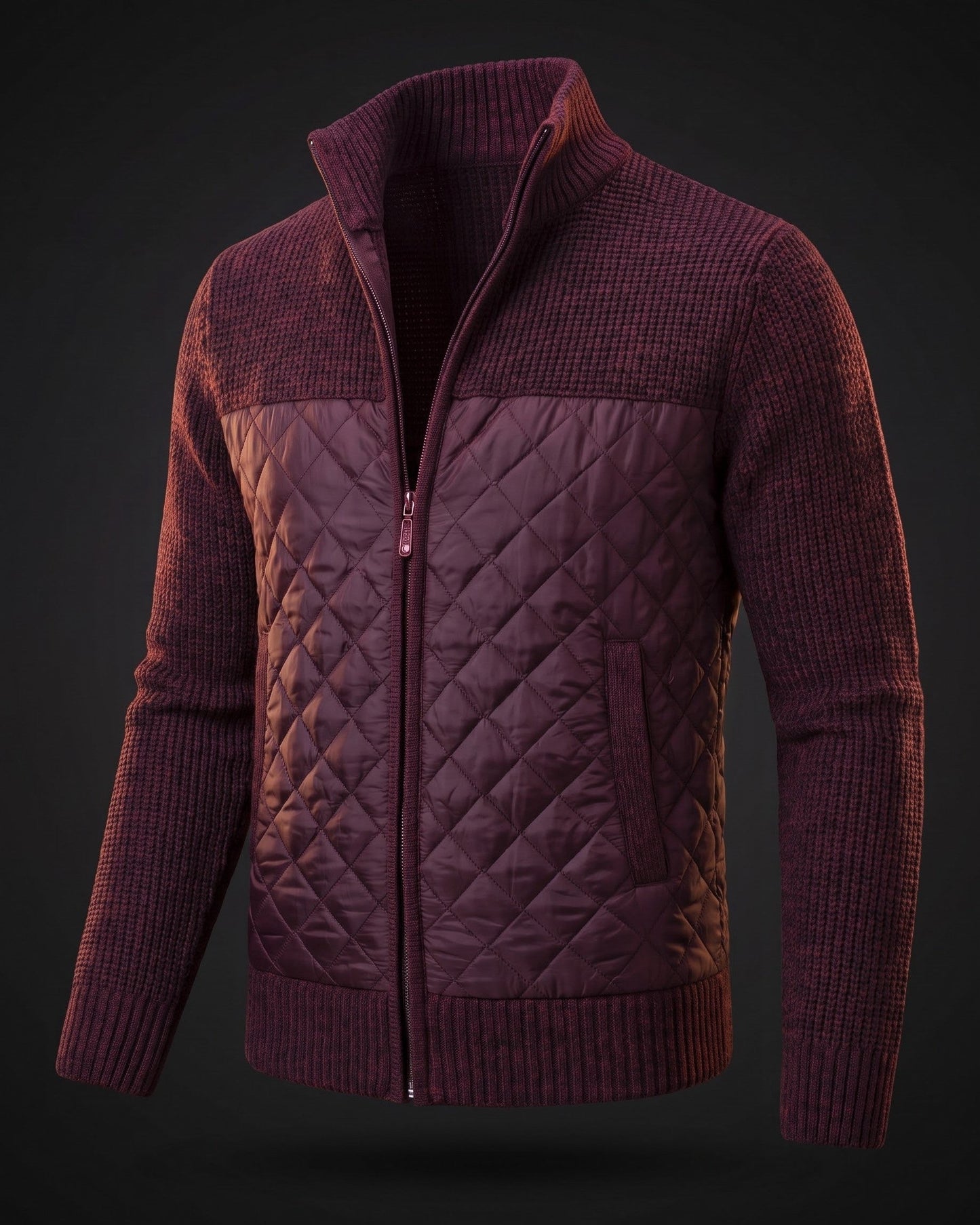 Rodrigo Hybrid Knit Quilted Jacket